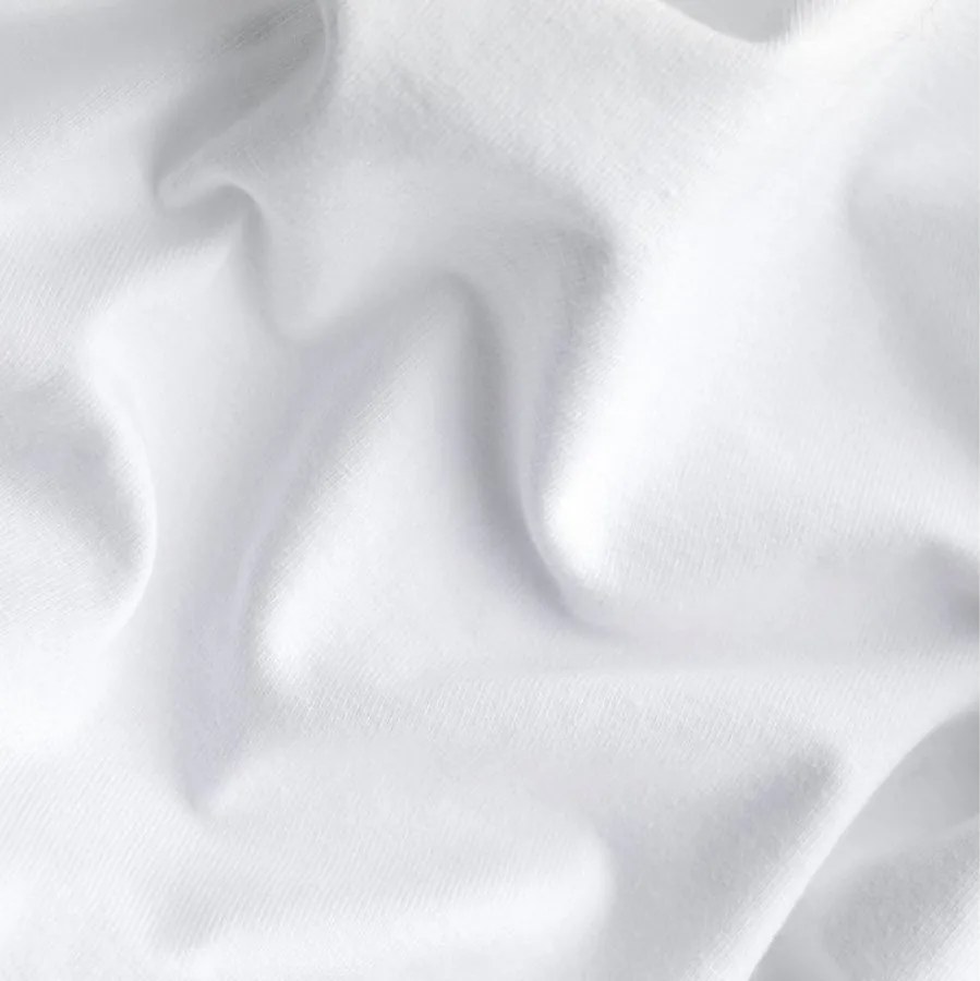 Jersey prestieradlo - 160 x 200 cm - biele