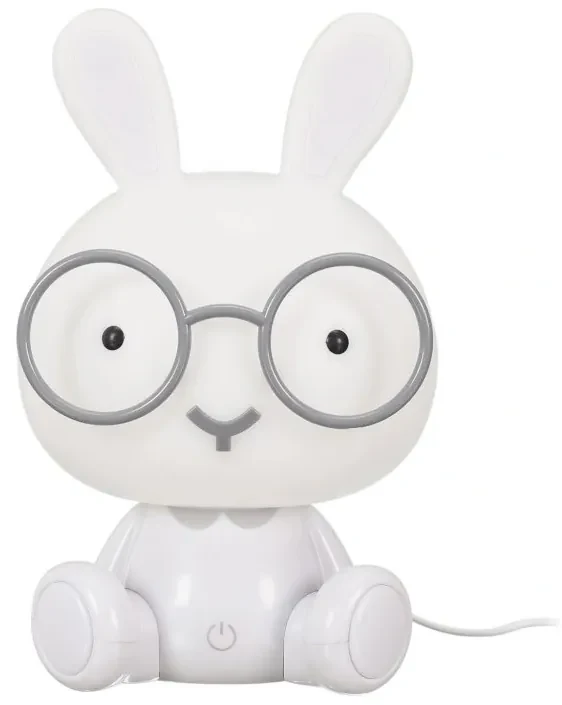 LED detské nočné svetlo HOPPY 23,5 cm, biela