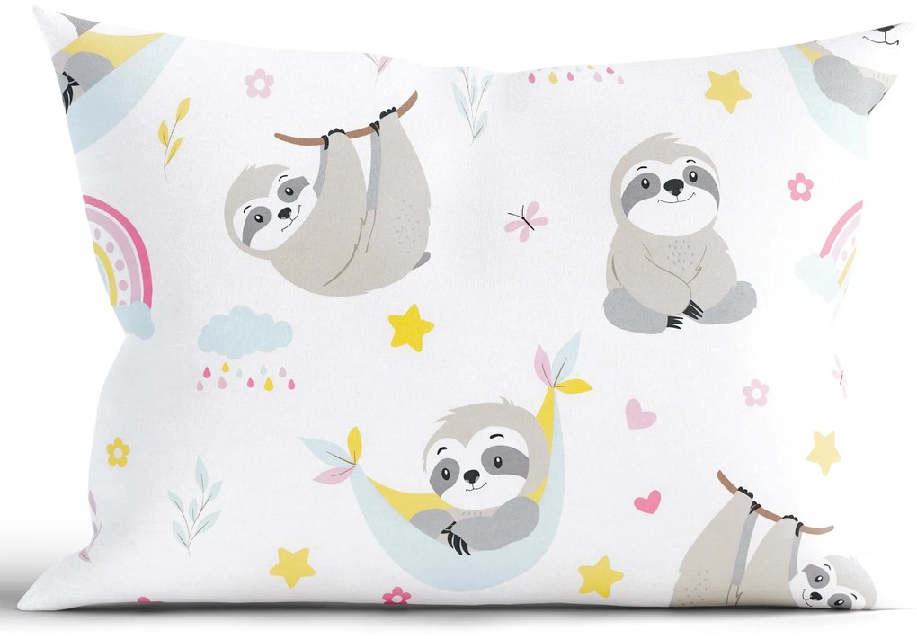 Bavlnená obliečka na vankúš Renforcé 50 × 70 cm – Leňochod