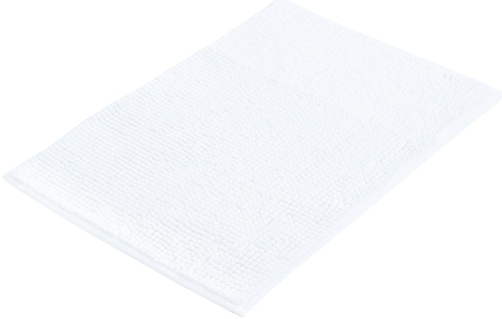 BISK Erga Basic, kúpeľňová predložka 60x40 cm, model 6, biela, ERG-07893