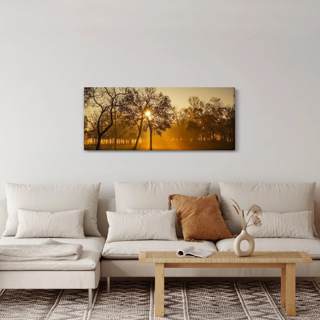 Obraz - Východ slnka (120x50 cm)
