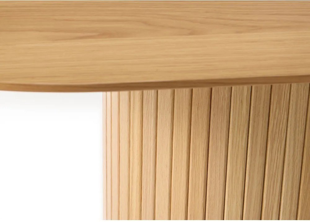 Jedálenský stôl s doskou v dubovom dekore 95x180 cm Nola – Unique Furniture