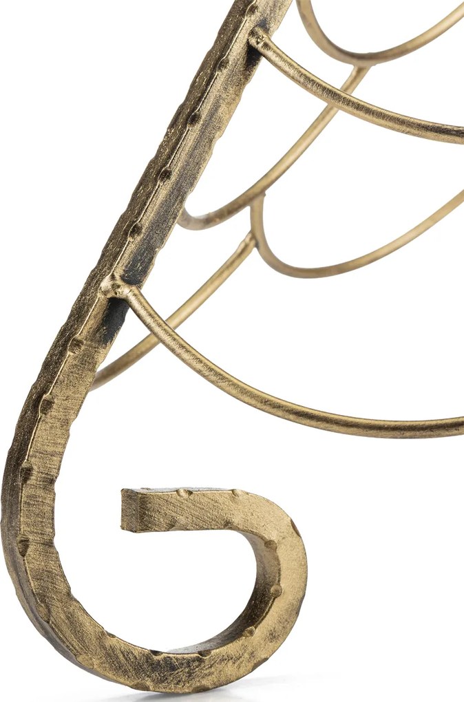 STOJAN NA KVETINÁČ OMRI 50X34,5 CM ZLATÁ