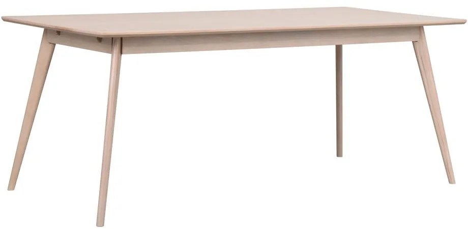 Rozkladací jedálenský stôl s doskou v dubovom dekore 190x90 cm Yumi - Rowico