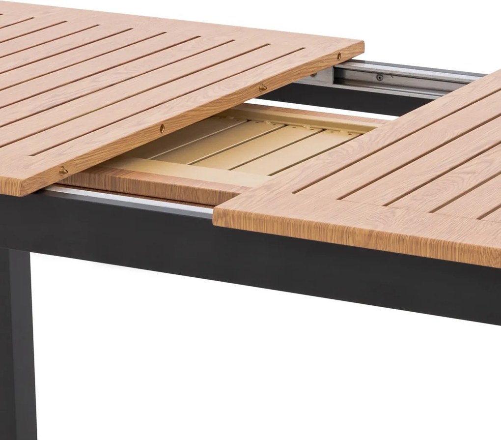 Doppler EXPERT WOOD antracit, polohovacie a stohovateľné kreslá, 6+2+1