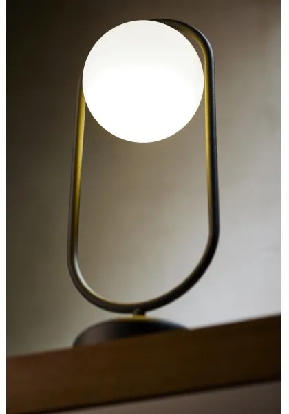 Jupiter 2044 - Stolná lampa IGON 1xE14/40W/230V čierna