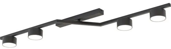 Stropné svietidlo SKAN 4xGX53/12W/230V čierne