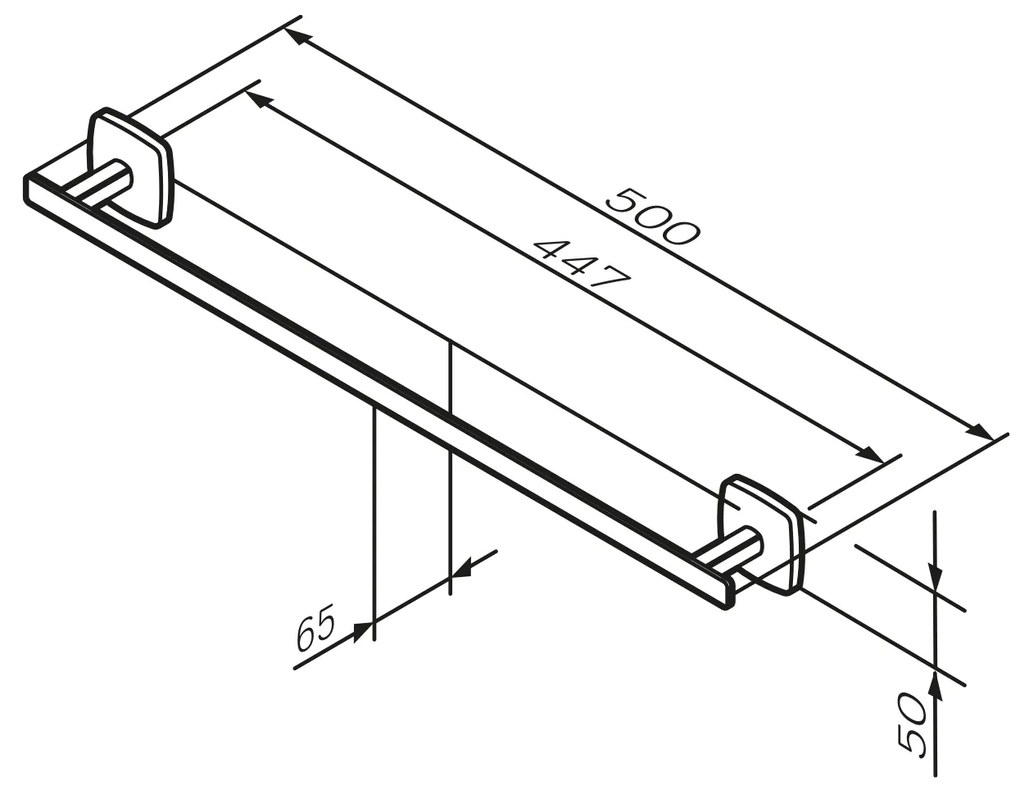 Vešiak na uteráky AM.PM Gem AGA346422 čierny