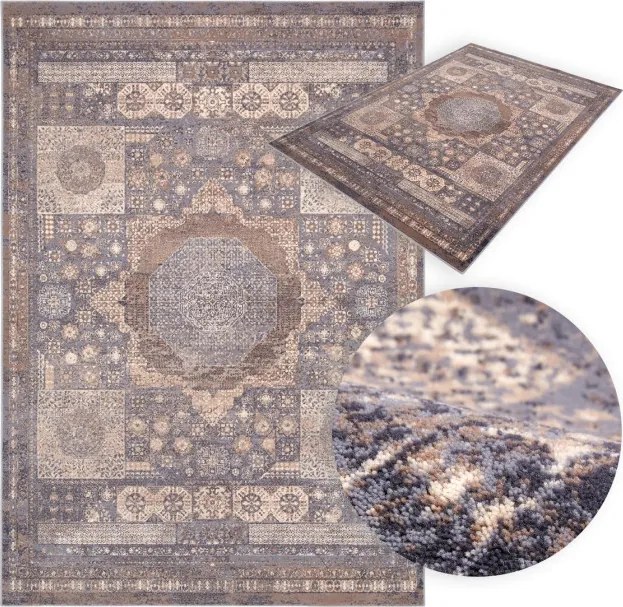 Koberec Dywilan Moon Super Malm strieborný