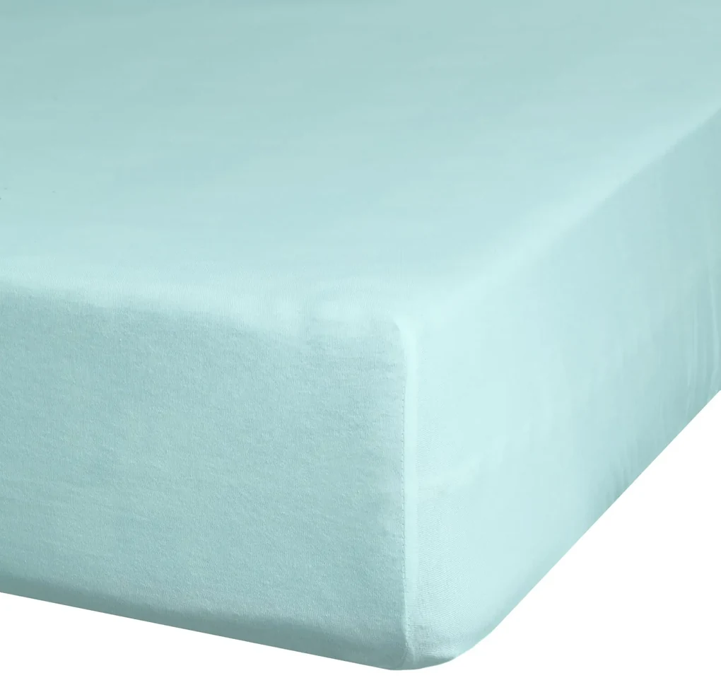 JERSEY PRESTIERADLO 140X200 CM, VÝŠKA 30 CM MENTOLOVÉ