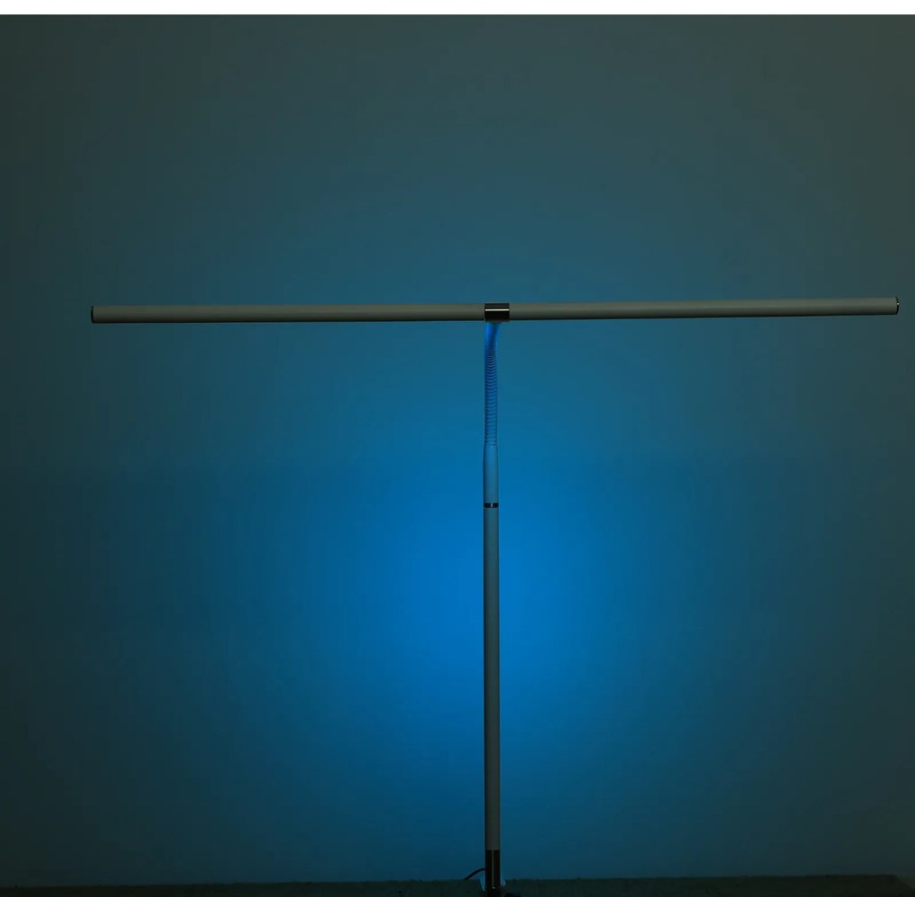 Stolná LED lampa NOX s RGBW efektmi, základňa, diaľkový ovládač