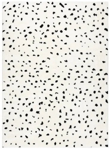 Kusový koberec Mode 8508 cream/black, 160x220, biela, chodba / predsieň, Dywany Łuszczów