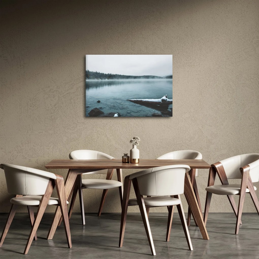 Obraz - ľadové severské jazero (70x50 cm)