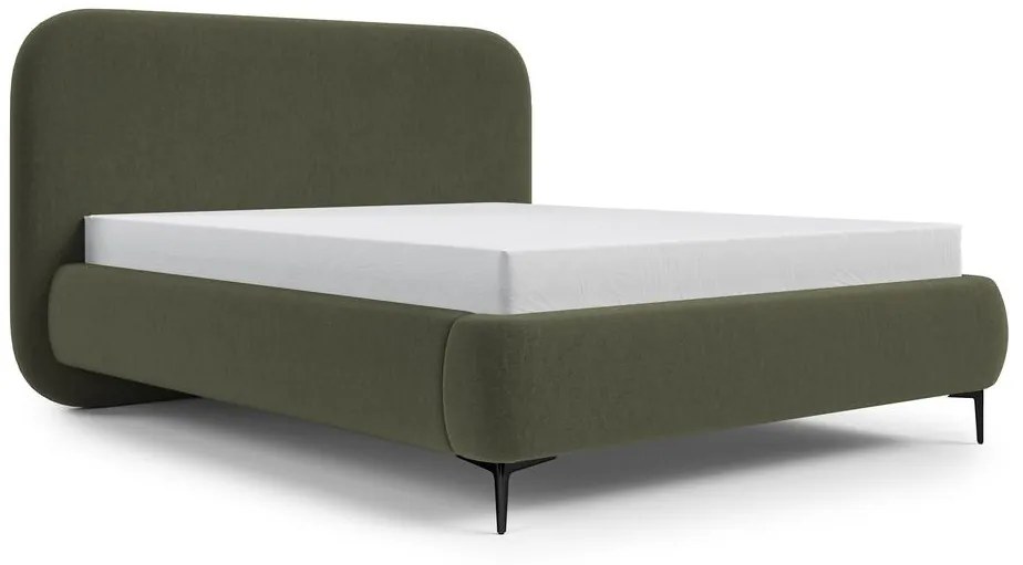 Manželská posteľ 140 cm Mononoke 140 (s roštom) (zelená + čierna). Akcia -19%. Vlastná spoľahlivá doprava až k Vám domov. 1100368