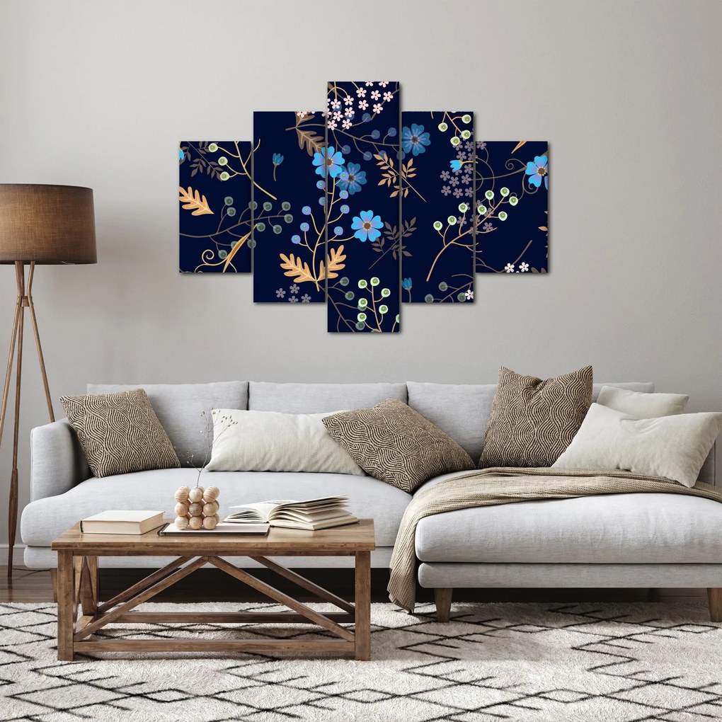 Obraz - Jesenné kvety (150x105 cm)