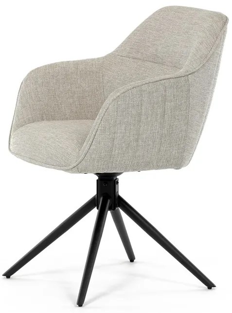 Autronic BONTEC Jedálenská stolička, krémová, látka, HC-536 CRM2 Farba: Šedá