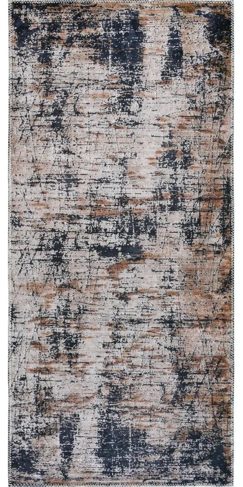 Modrý prateľný behúň 80x300 cm Abstract Colors – Vitaus