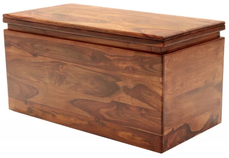 Truhlica Tina 90x45x45 indický masív palisander Svetlomedová