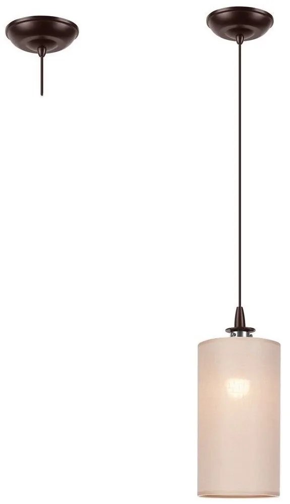 LED Luster na lanku NOEL MINI 1xE27/60W/230V béžová