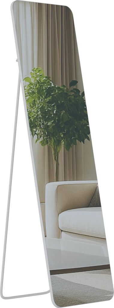 Zrkadlo Gurnee 140x40 cm - biele matné