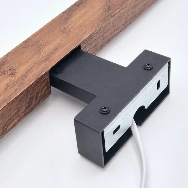 Brilagi-LED Kúpeľňové osvetlenie zrkadla WOODY MIRROR LED/8W/230V IP44 dub/čierna