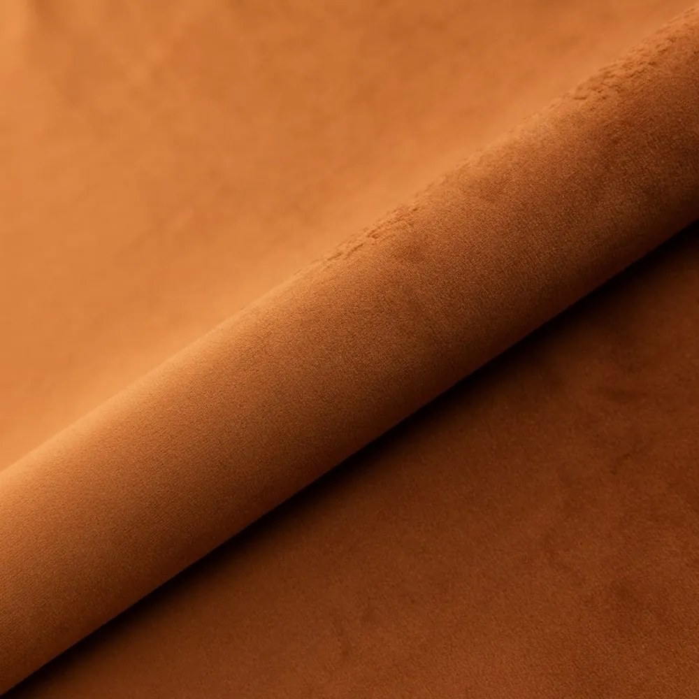 Polohovacie kreslo Kronos Velvet, oranžová