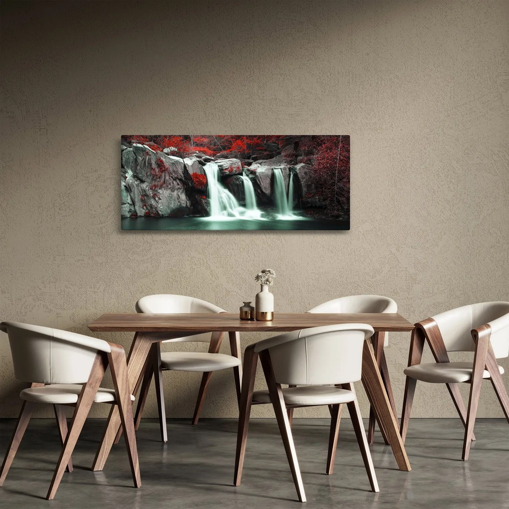 Obraz - Vodopády (120x50 cm)