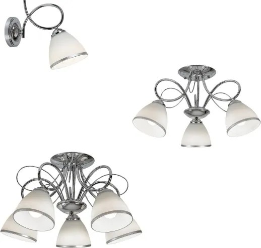 Brilagi - Nástenné svietidlo FRED 1xE27/60W/230V lesklý chróm