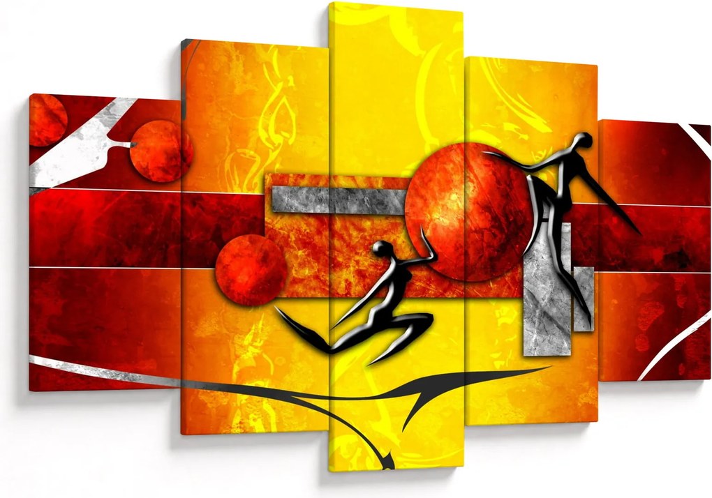 Obraz - Maľba ľudskosti (150x105 cm)