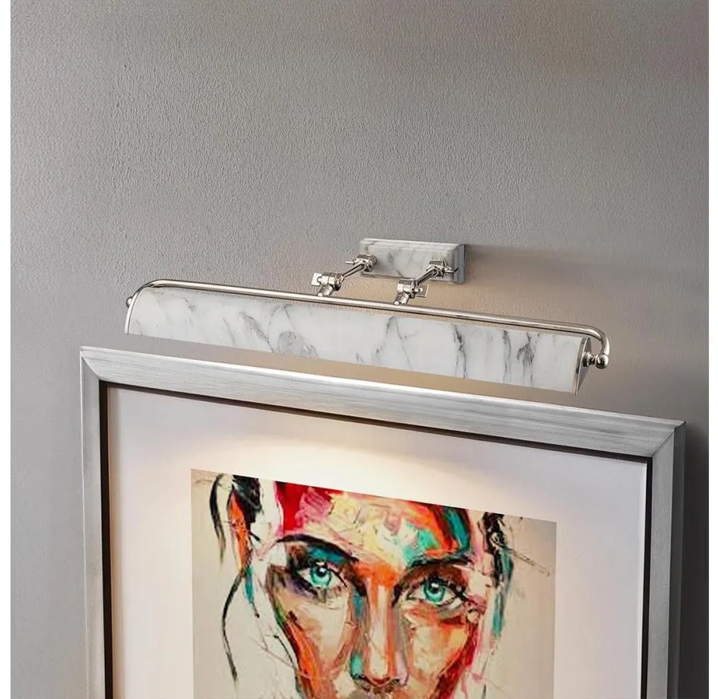 Elstead WINCHFIELD-PLL-PN-WM -Obrazové svietidlo WINCHFIELD 4xE14/40W/230V mramor