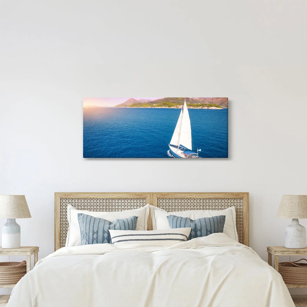 Obraz - Výlet loďou (120x50 cm)