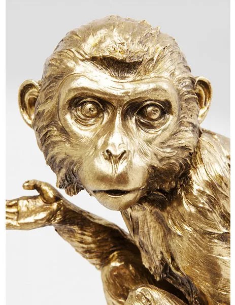 Circus Monkey 109cm dekorácia čierna/zlatá