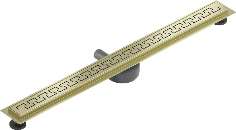 Mexen Flat 360° M15 sprchový žľab 90 cm, zlatá matná, 1A24090-40