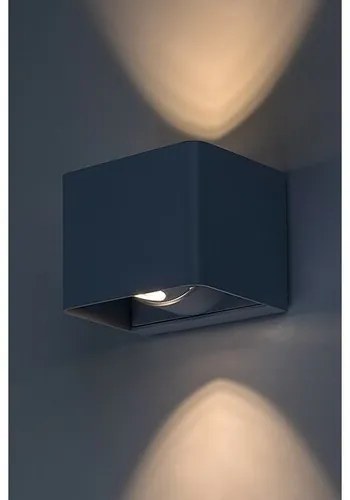Rabalux 77170 vonkajšie nástenné LED svietidlo Hallstatt, 10 W, sivá