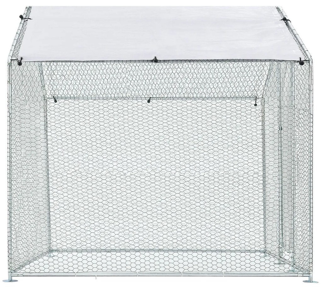 InternetovaZahrada - Vonkajšia klietka pre sliepky - 2x2x2 m