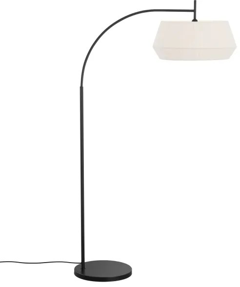 Nordlux - Stojacia lampa DICTE 1xE27/60W/230V čierna/biela