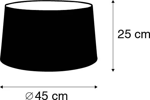 Tienidlo na lampu z ľanu hnedé 45/25