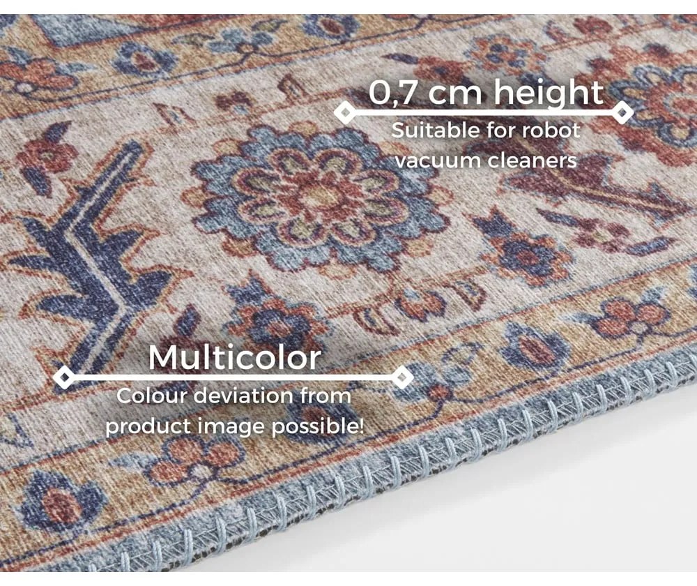 Červeno-modrý koberec Nouristan Anthea, 120 x 160 cm