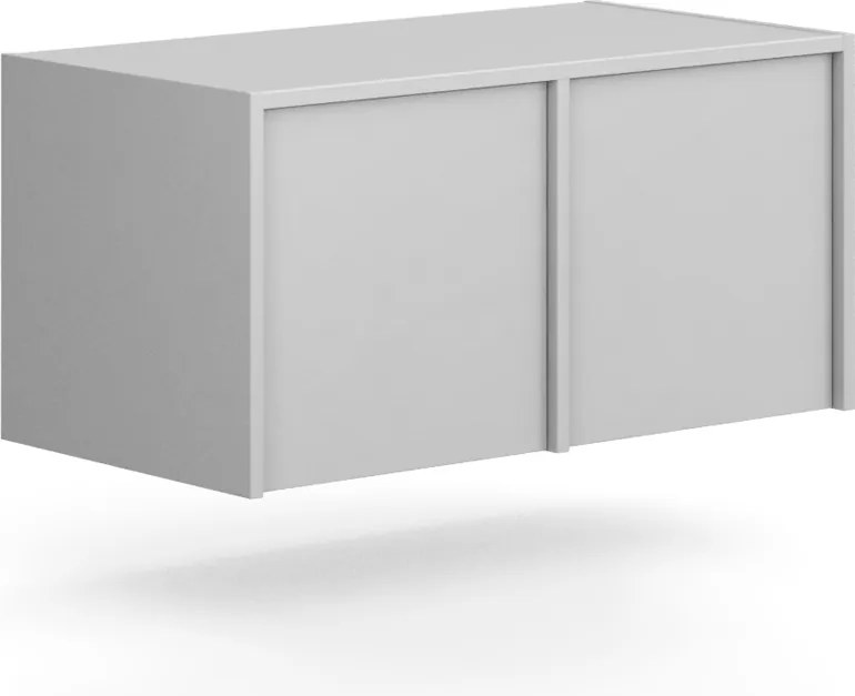 Nadstavba pre skrine FRAME, 2x dvere, 872 x 450 x 427 mm, PUSH-lock, sivá