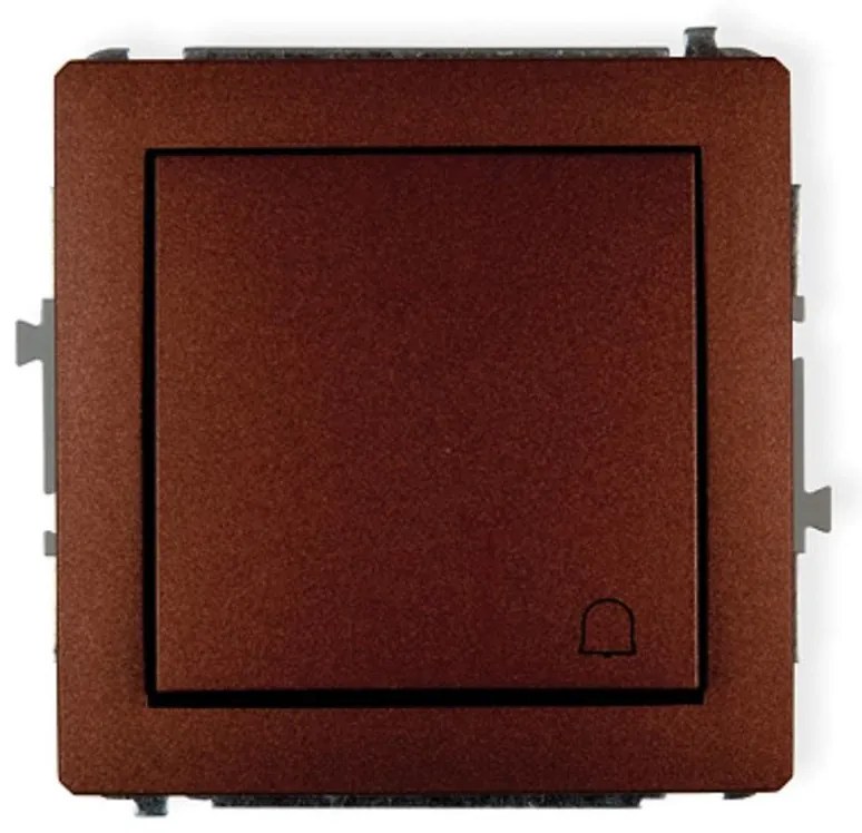 Vypínač zvonenie hnedý D DWP-4