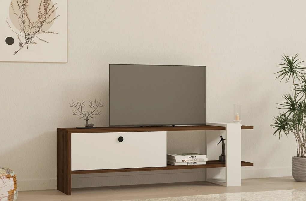 Gaye - Walnut, White