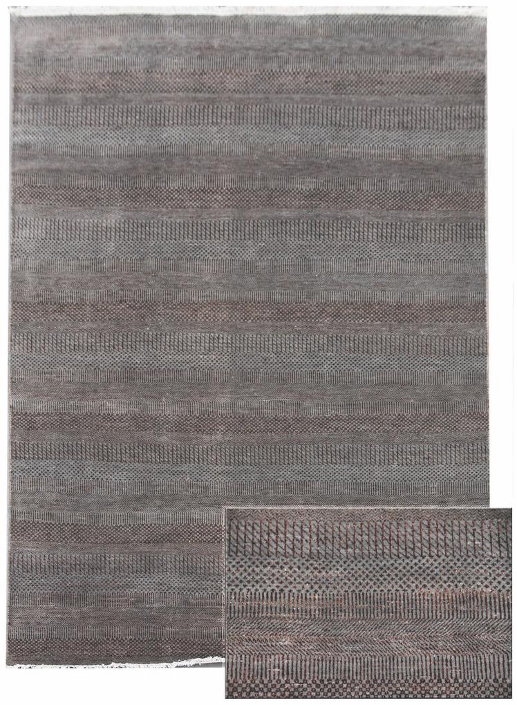 Diamond Carpets koberce Ručne viazaný kusový koberec Diamond DC-MCN Light grey / brown - 275x365 cm