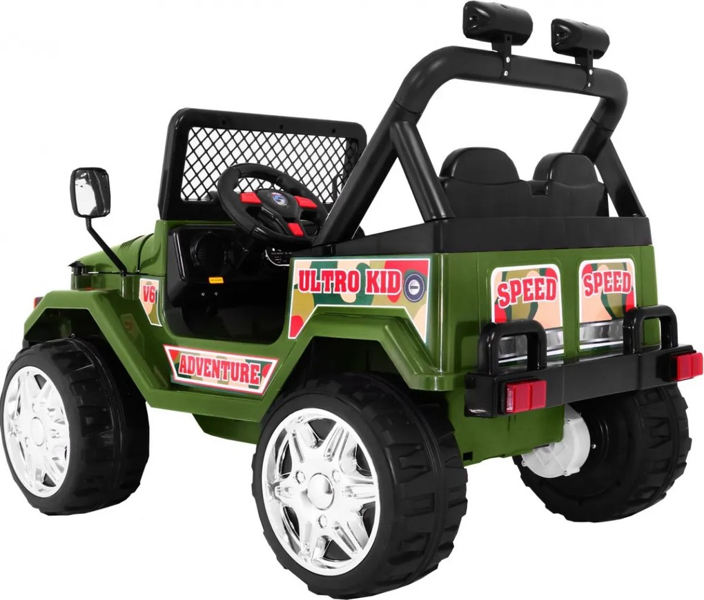 Ramiz Detský terénny akumulátorový Raptor Drifter Zelená + Pilot