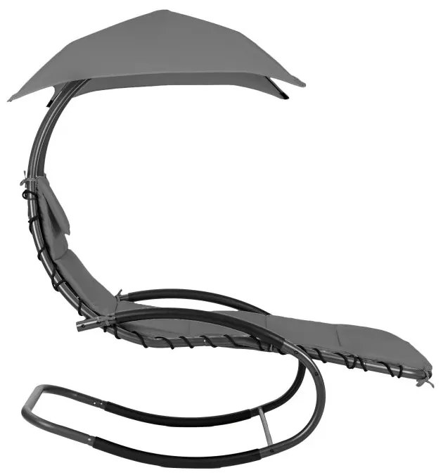 ZÁHRADNÉ HOJDACIE KRESLO MOLLY ŠEDÉ