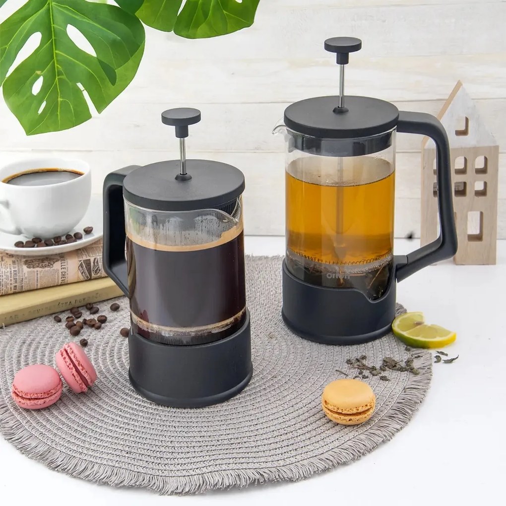 Orion Kanvica French press Black, 1 l, 1 l