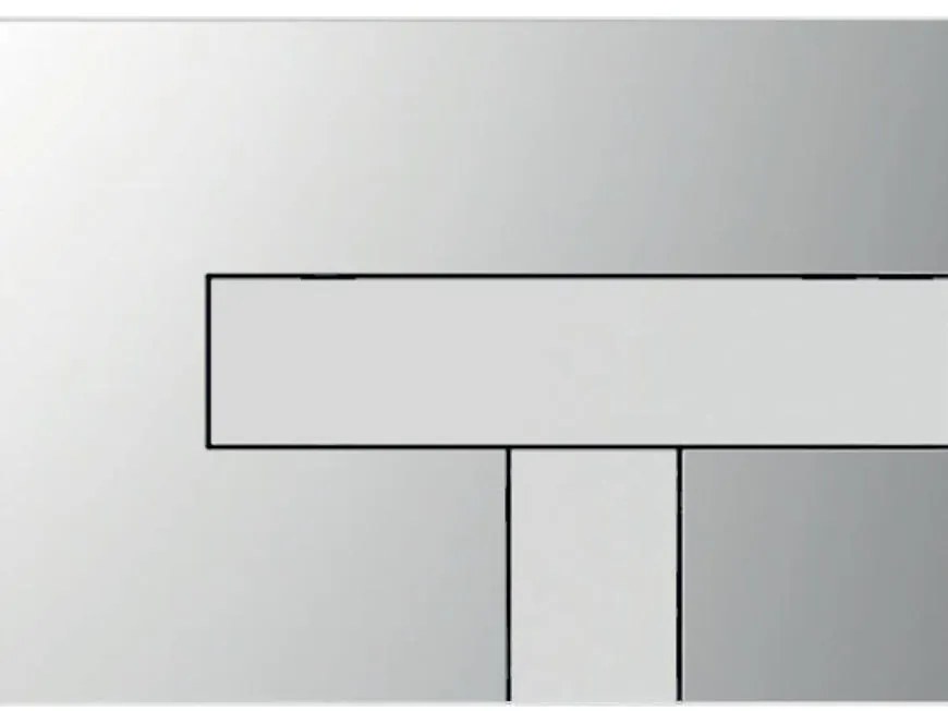 Tlačidlo Los lesklý chróm/alpská biela 16.733.00.0016