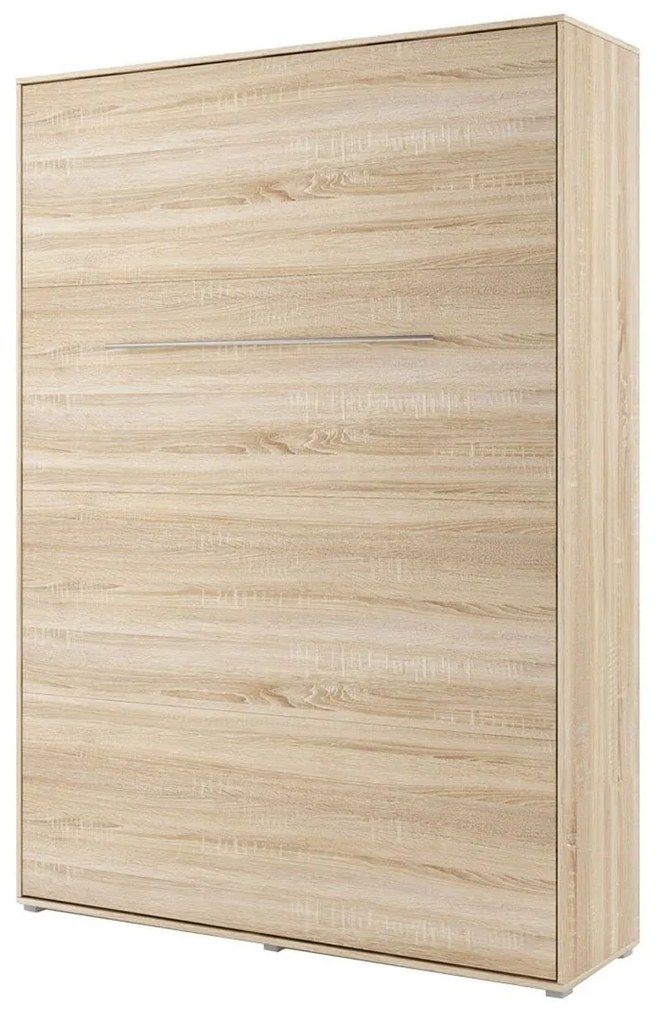 Sklápacia posteľ Concord Pro I, Farby: biely / biely lesk, Rozmer postele: 90x200