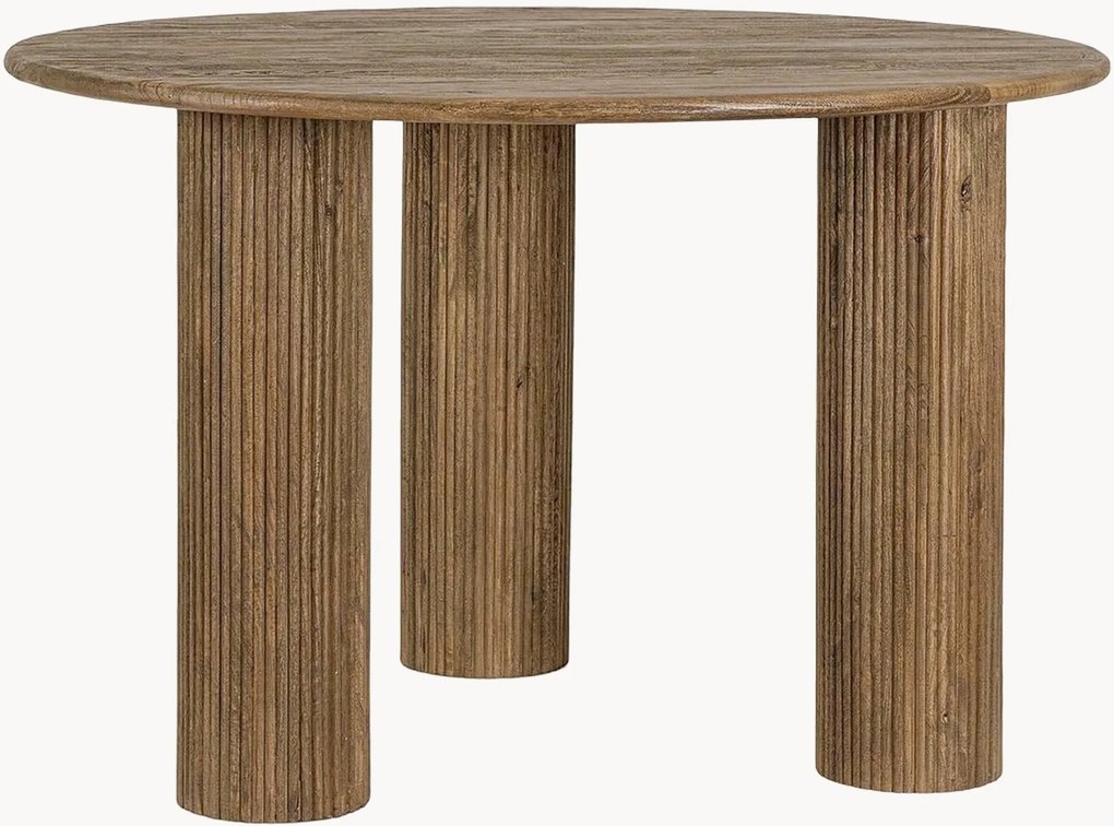 Okrúhly jedálenský stôl z mangového dreva Dacc, Ø 120 cm