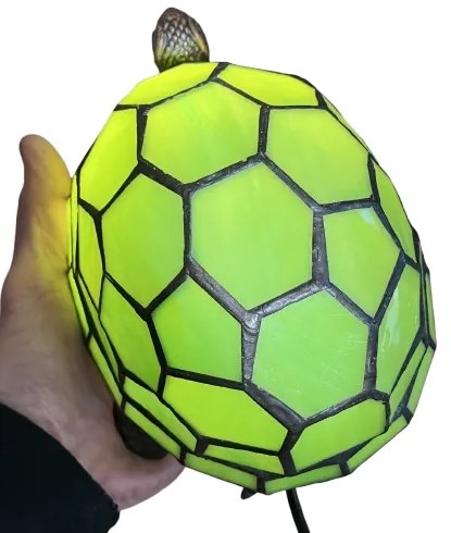 Detská lampa KORYTNAČKA Green Tiffany štýl 21*14
