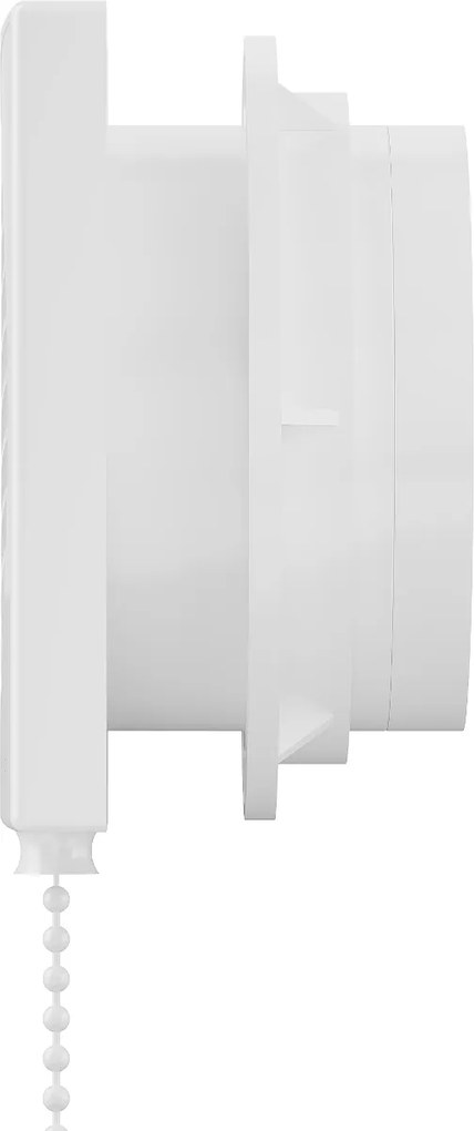 Kúpeľňový ventilátor MEXEN DXS 120 so spätnou klapkou a ovládaný lankom - biely, W9603-125K-00